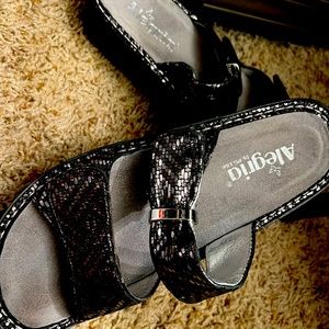 Brand new Alegria slip ons